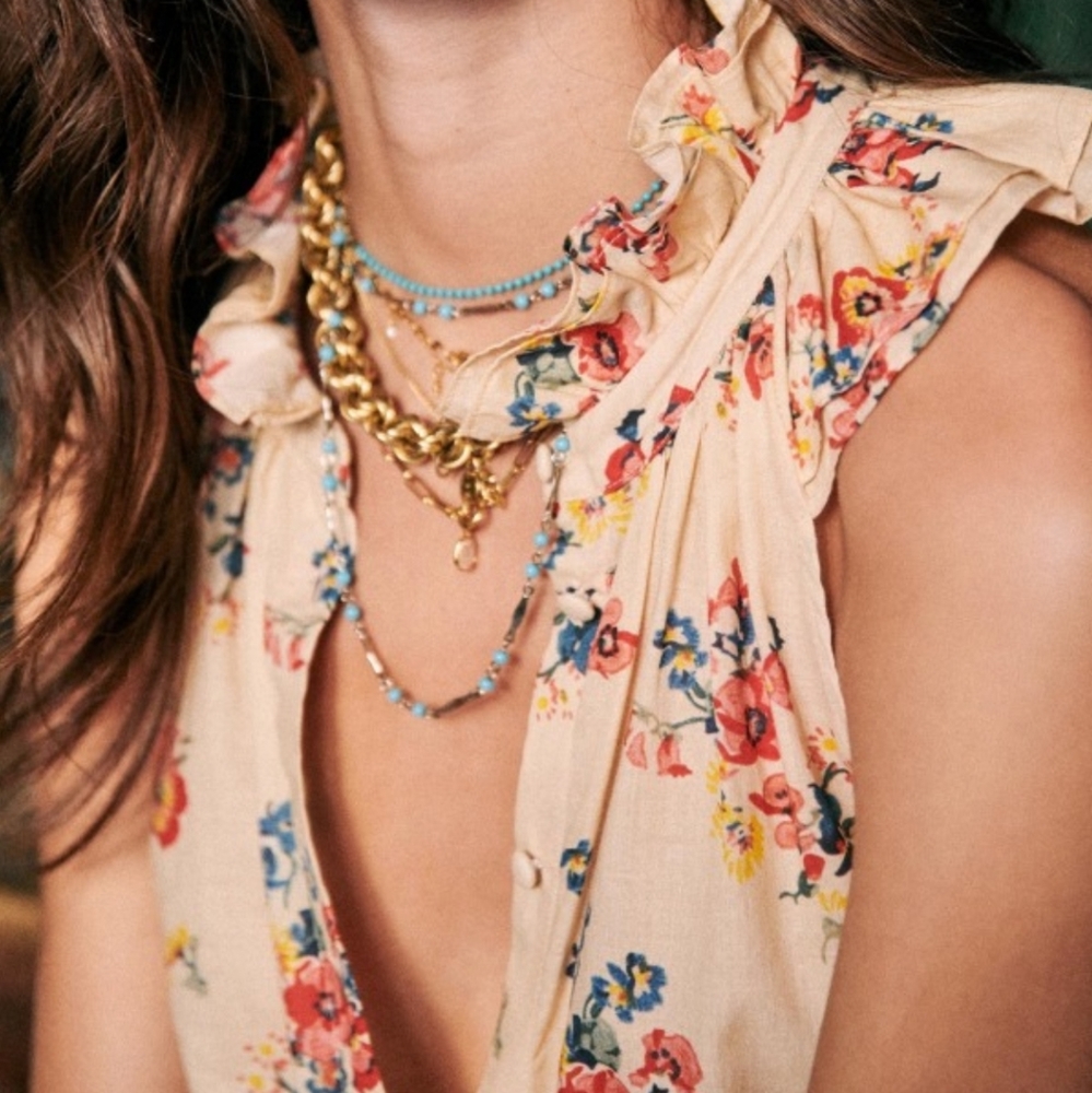 NWT Sezane Charlotte Top